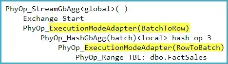 Row to Batch to Row adapters