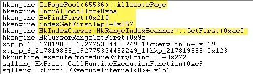 64K allocation call stack