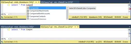 IntelliSense AutoComplete