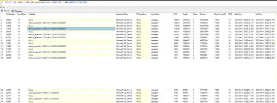 Profiler trace of ETL query