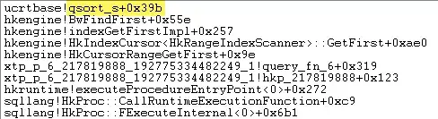 quick sort call stack