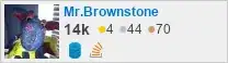 profile for Mr.Brownstone on Stack Exchange, a network of free, community-driven Q&A sites