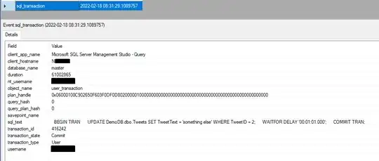 Capture Data of Live Session