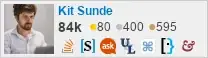 profile for Kit Sunde on Stack Exchange, a network of free, community-driven Q&A sites