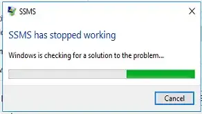 SSMS 17.6 Error