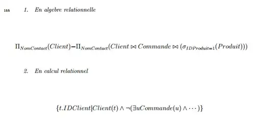 Relational algebra and calculus