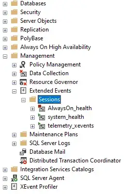 SQL Server Instance | Management | Extended Events | Sessions