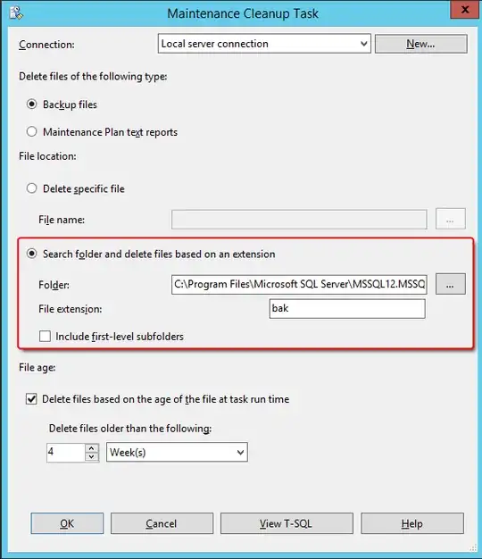 Maintenance Cleanup Task