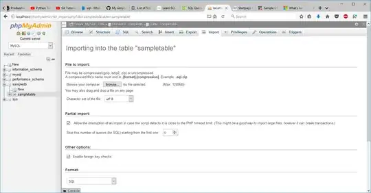 Importing your CSV in phpMyAdmin