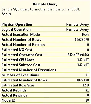 Execution plan stats