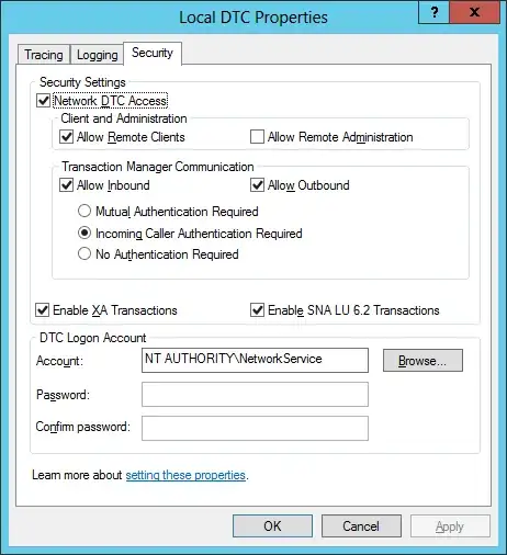 Local DTC Properties