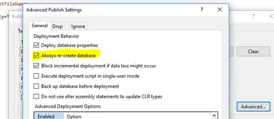 screenshot of publish settings UI
