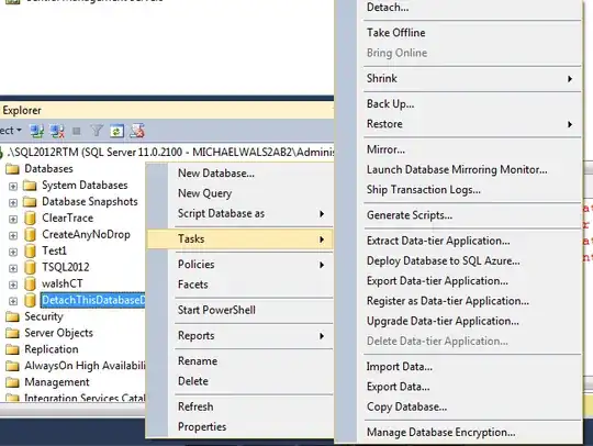 Detaching through - Choose Detach...