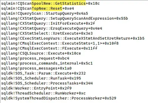 Top asking its child Spool for statistics