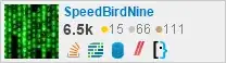 profile for SpeedBirdNine on Stack Exchange, a network of free, community-driven Q&A sites