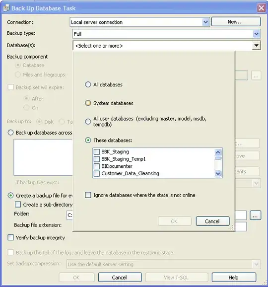 Configure The Backup Task