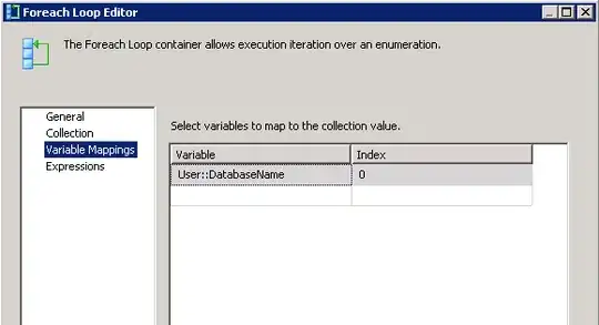Foreach Container variable mappings