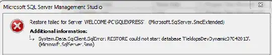 SSMS error message