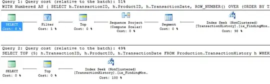 Two plans - basic TOP\RowNum