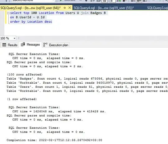 Logical reads and Time Stats
