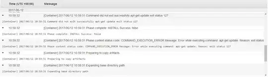 These are the logs of the build