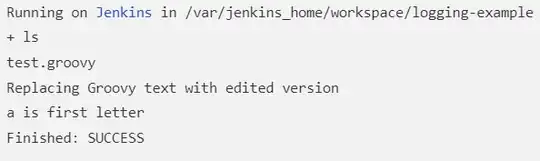 results of example code