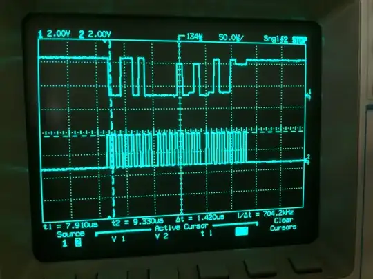 Does this MISO line (channel#1) show reflections? The levels don't look digital with stair case, is this reflections