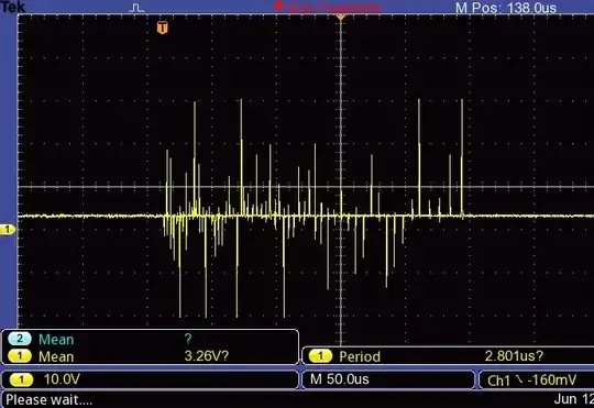 scope image of power-off