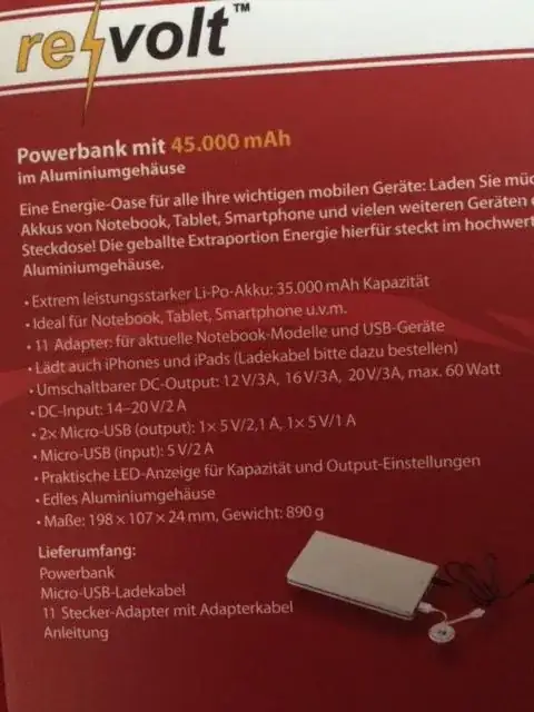 photo of the powerbank