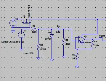 Area with PMOS and Piezo