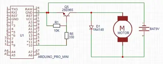 Transistor switch schema