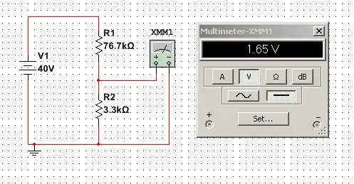 Here is the same circuit but with 40V - it shows half of the 3.3V too.