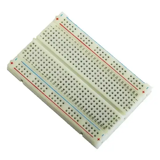 Standard solderless breadboard