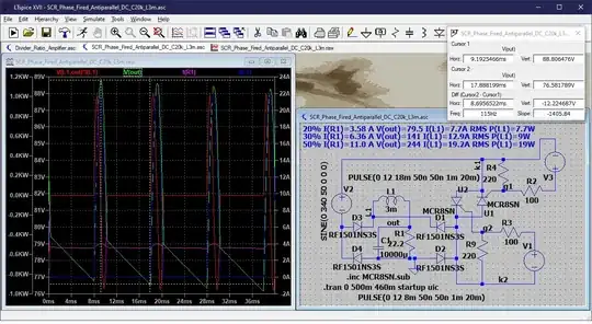 SCR Phase Modulation Simulation 20%