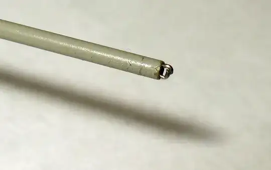 Wire tips jammed together