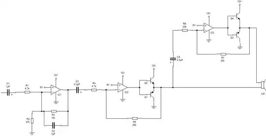 Amplifier circuit diagram