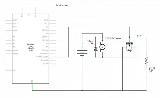Arduino Uno connected to gate