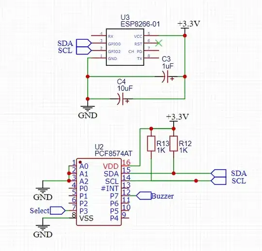 ESP8266-01S with PCF8574AT