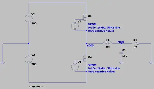not-a-Half-bridge with LC filter