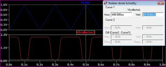 Simulation with no Schottky