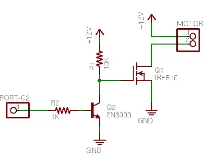 NPN driving an N-MOSFET