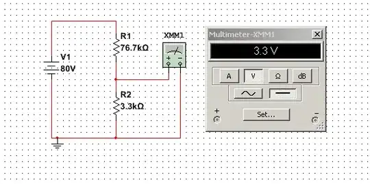 Here is a simple proof of voltage divider working at max 80 volts providing 3.3V