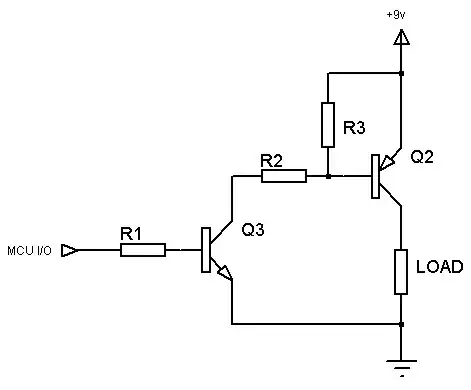 High side PNP using NPN translator