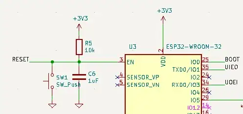 Programmer on custom ESP32-based board