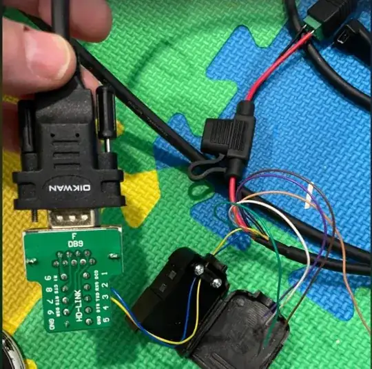 RX and TX go to PC, but PWR/GND go to wall