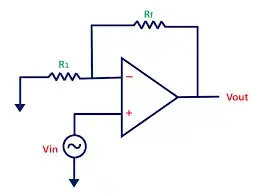 Non-inverting op-amp