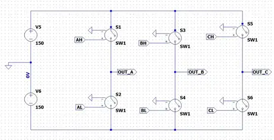 Three phase inverter circuit