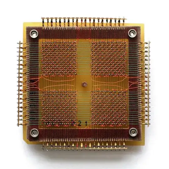 A core memory plane