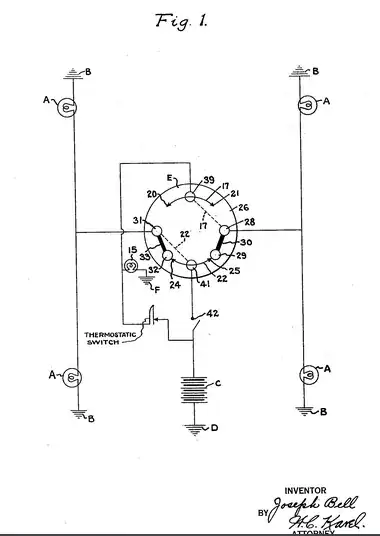 Turn signal patent circuit diagram