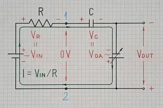 RC integrator compensated